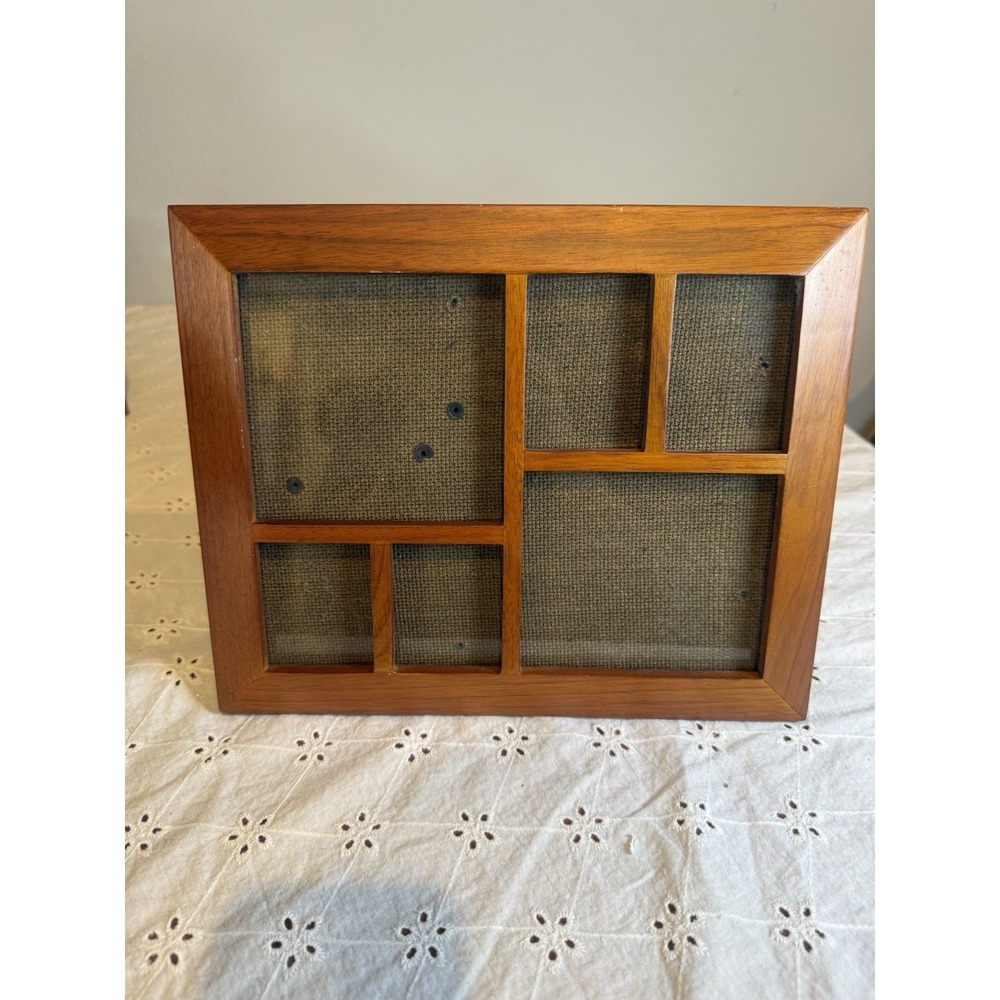 Vintage Wooden Multi‎ Photo Picture Frame Collage Tabletop & Wall Display - Picture 4 of 4